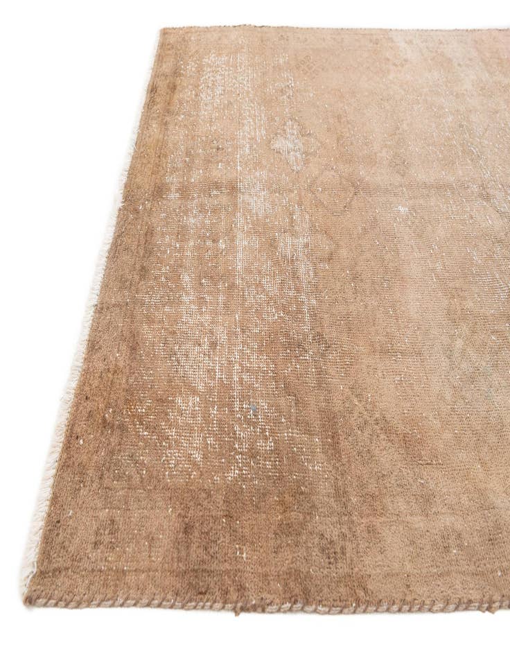 Detail image of  4' 2 x 6' 2  Hand Knotted Ultra Vintage Persian Wool Rug