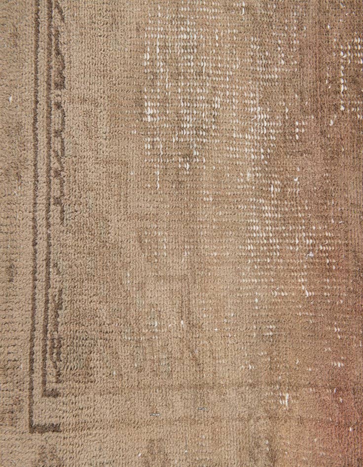 Detail image of  4' 2 x 6' 2  Hand Knotted Ultra Vintage Persian Wool Rug