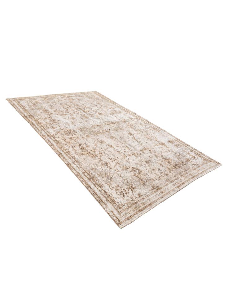 Detail image of  5' 4 x 8' 10  Hand Knotted Ultra Vintage Persian Wool Rug