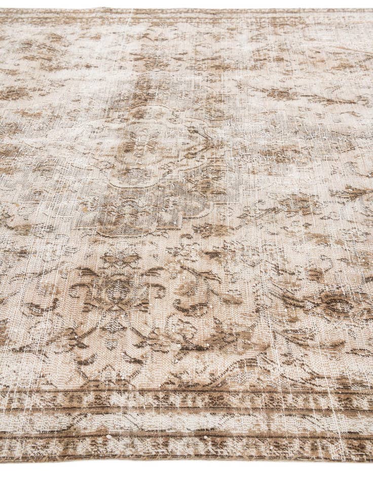 Detail image of  5' 4 x 8' 10  Hand Knotted Ultra Vintage Persian Wool Rug