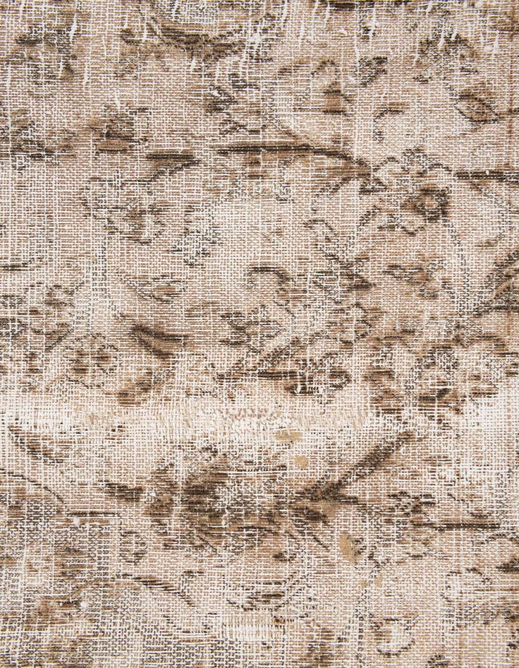 Detail image of  5' 4 x 8' 10  Hand Knotted Ultra Vintage Persian Wool Rug