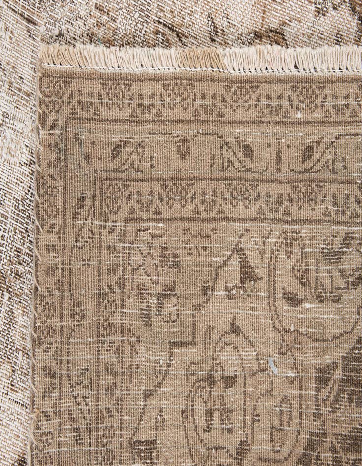 Detail image of  5' 4 x 8' 10  Hand Knotted Ultra Vintage Persian Wool Rug