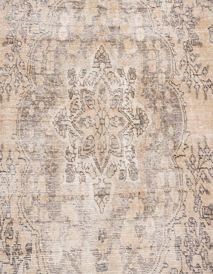 Detail image of  6' 7 x 9' 5  Hand Knotted Ultra Vintage Persian Wool Rug