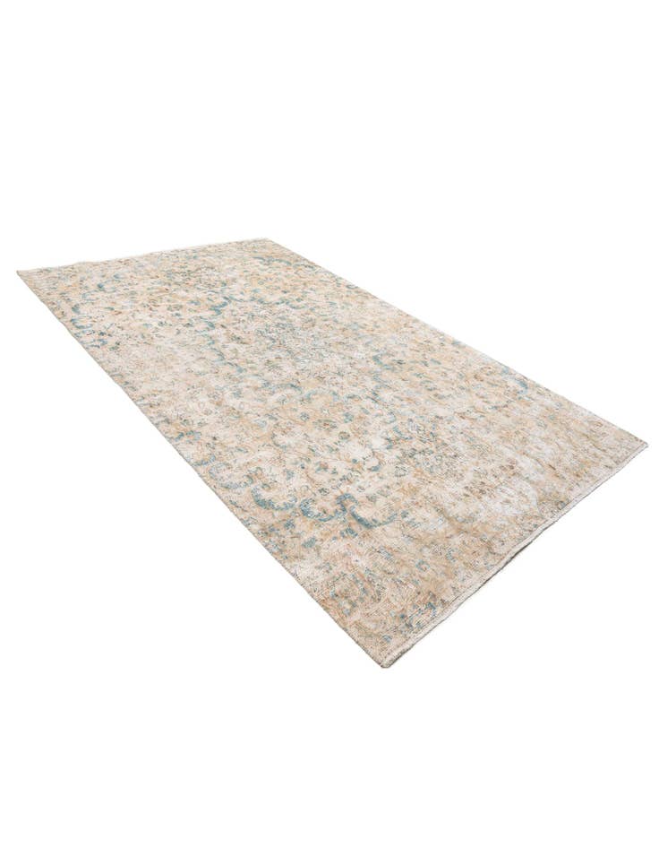 Detail image of  5' 7 x 9' 5  Hand Knotted Ultra Vintage Persian Wool Rug