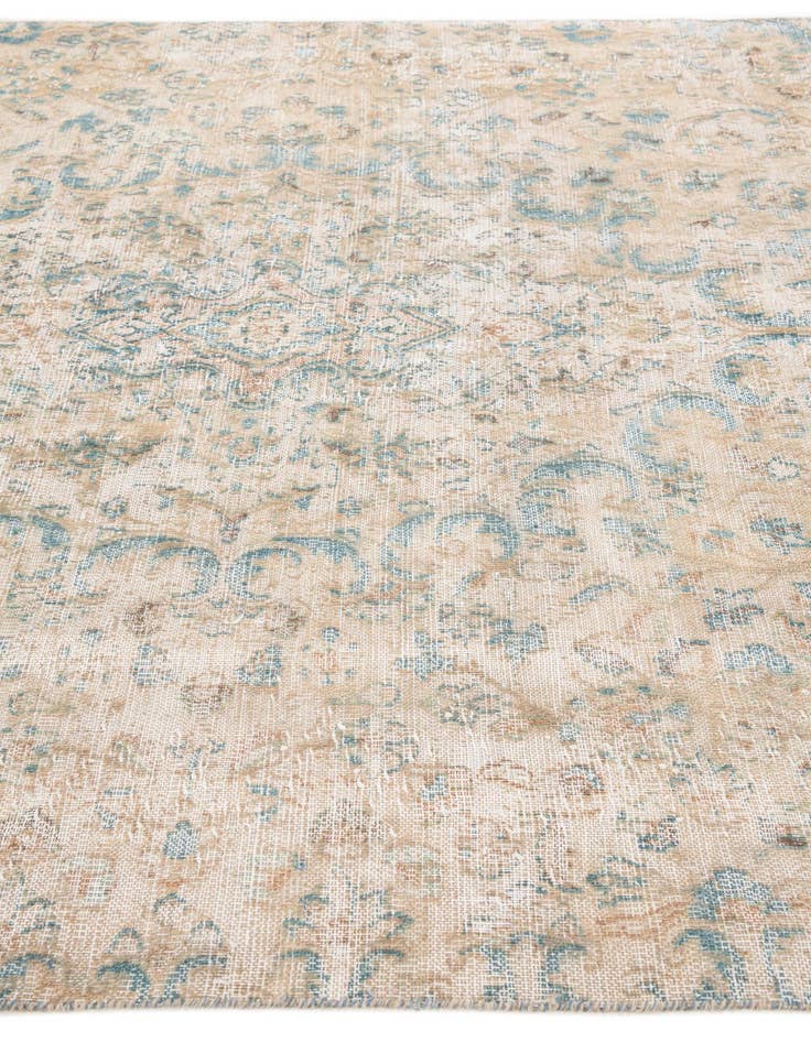 Detail image of  5' 7 x 9' 5  Hand Knotted Ultra Vintage Persian Wool Rug