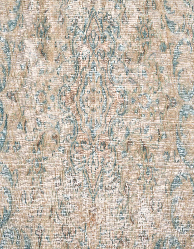 Detail image of  5' 7 x 9' 5  Hand Knotted Ultra Vintage Persian Wool Rug