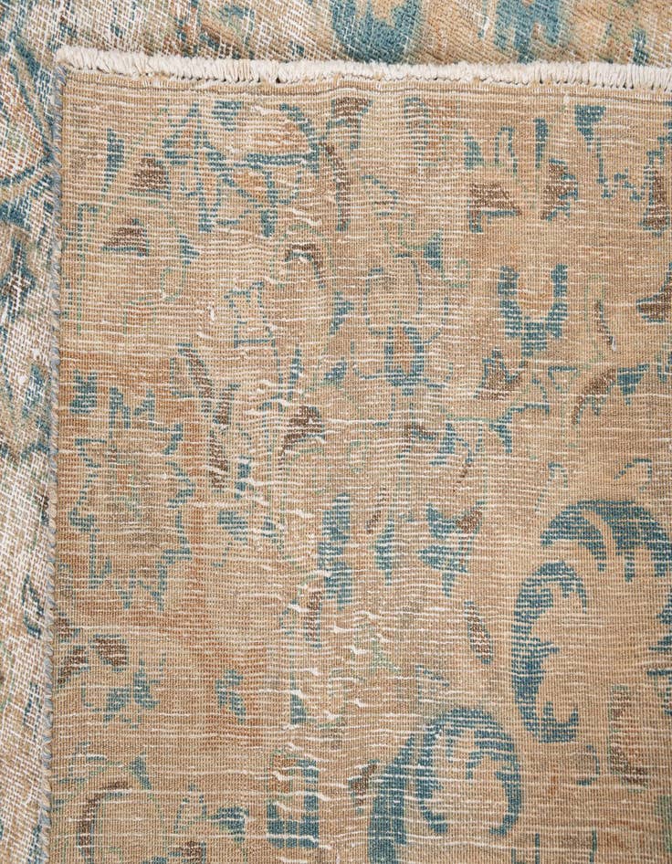 Detail image of  5' 7 x 9' 5  Hand Knotted Ultra Vintage Persian Wool Rug