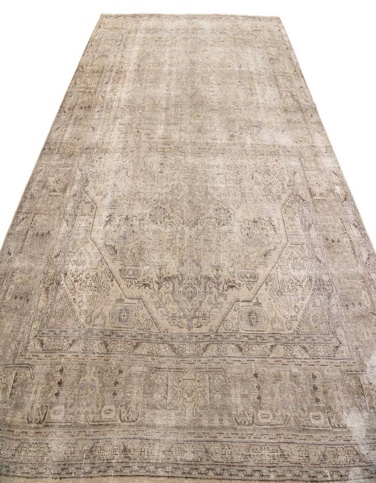 Detail image of  9' 8 x 12' 8  Hand Knotted Ultra Vintage Persian Wool Rug