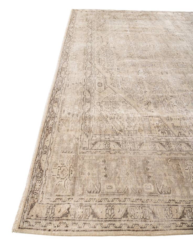 Detail image of  9' 8 x 12' 8  Hand Knotted Ultra Vintage Persian Wool Rug