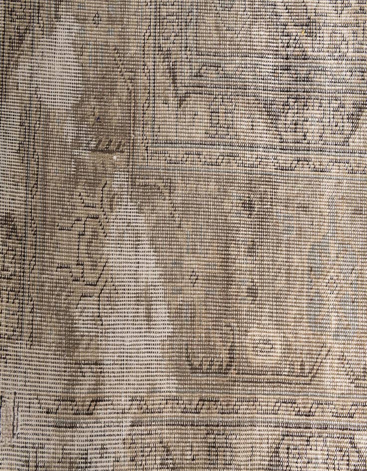 Detail image of  9' 8 x 12' 8  Hand Knotted Ultra Vintage Persian Wool Rug