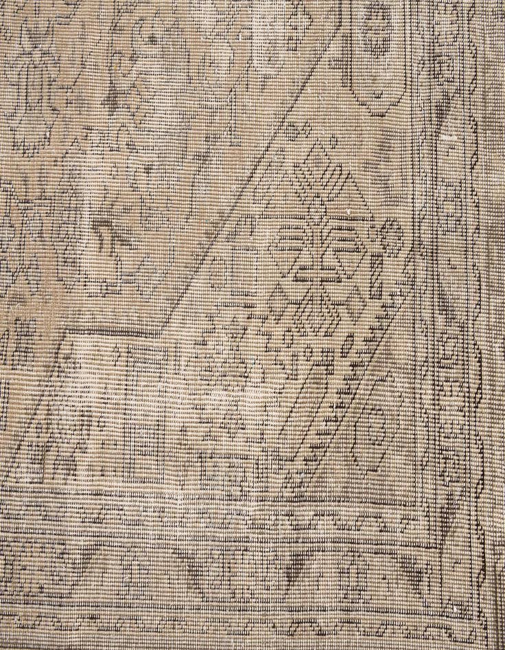 Detail image of  9' 8 x 12' 8  Hand Knotted Ultra Vintage Persian Wool Rug