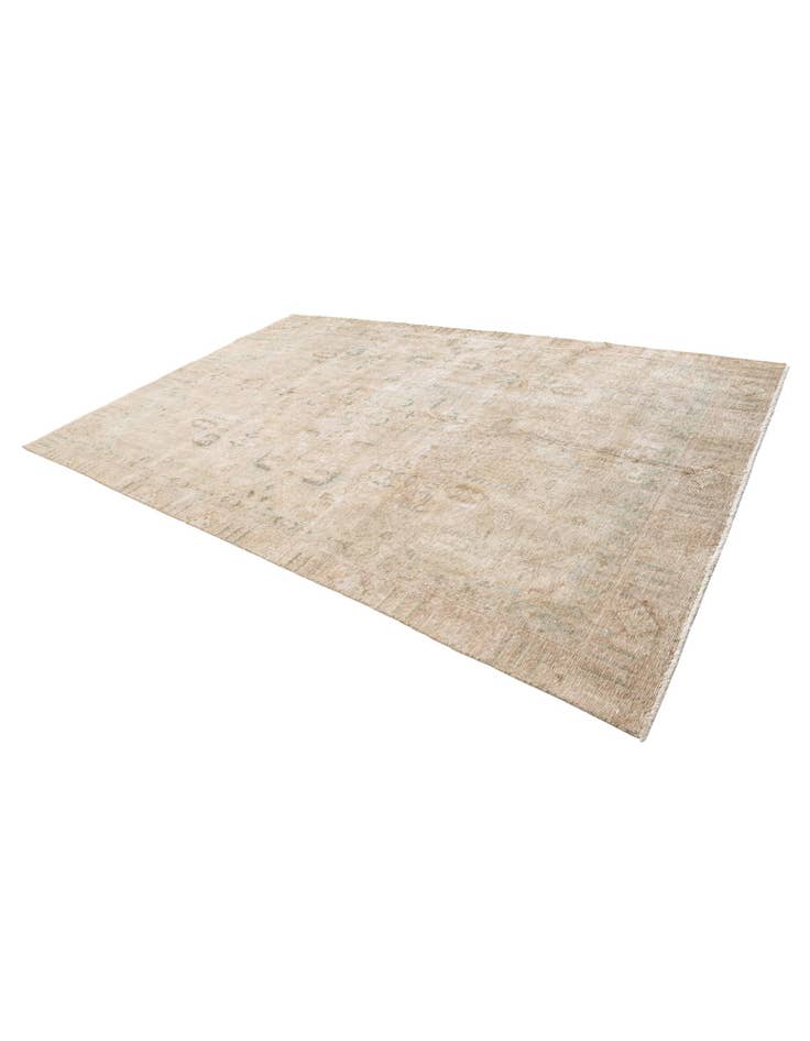 Detail image of  7' x 10' 9  Hand Knotted Ultra Vintage Persian Wool Rug