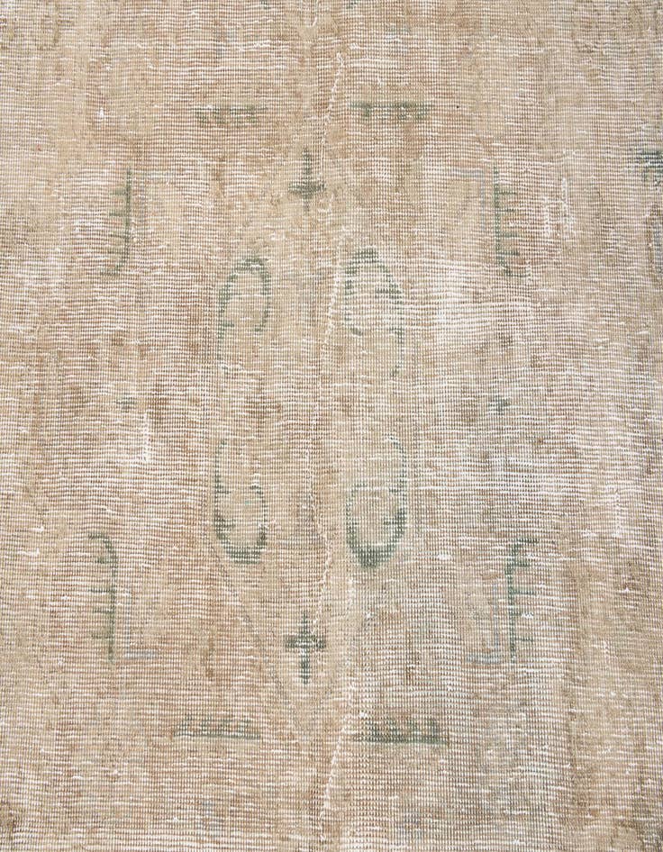 Detail image of  7' x 10' 9  Hand Knotted Ultra Vintage Persian Wool Rug