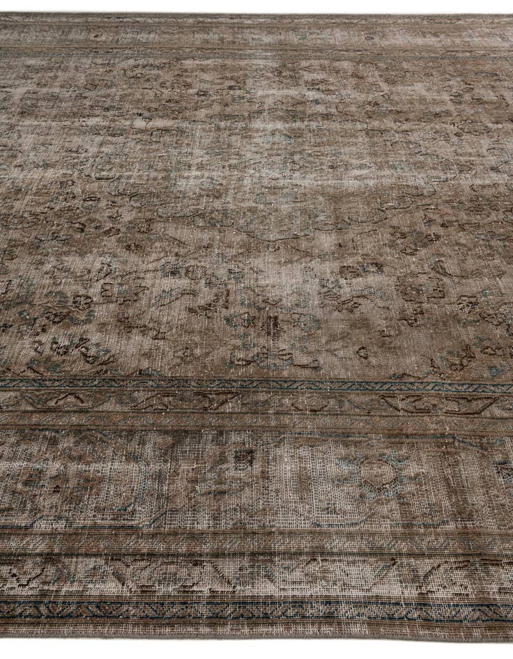Detail image of  9' 6 x 12' 6  Hand Knotted Ultra Vintage Persian Wool Rug