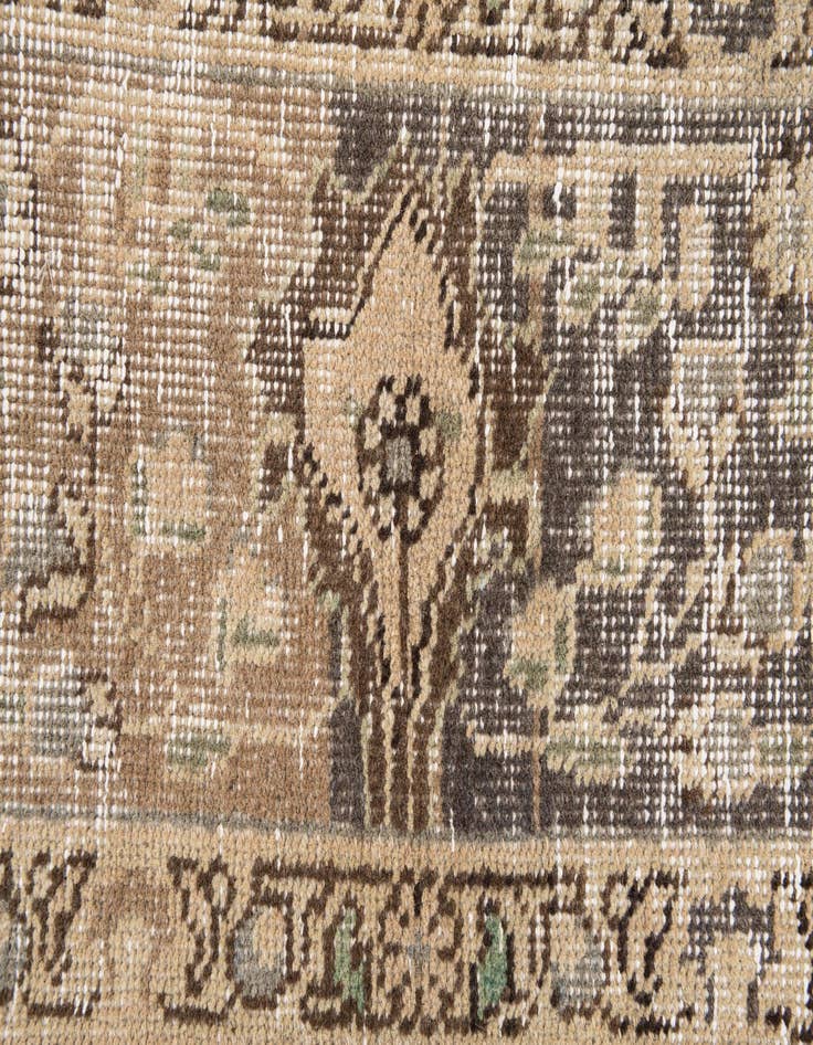 Detail image of  6' 10 x 9' 9  Hand Knotted Ultra Vintage Persian Wool Rug