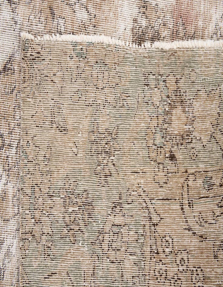 Detail image of  7' 1 x 10'  Hand Knotted Ultra Vintage Persian Wool Rug