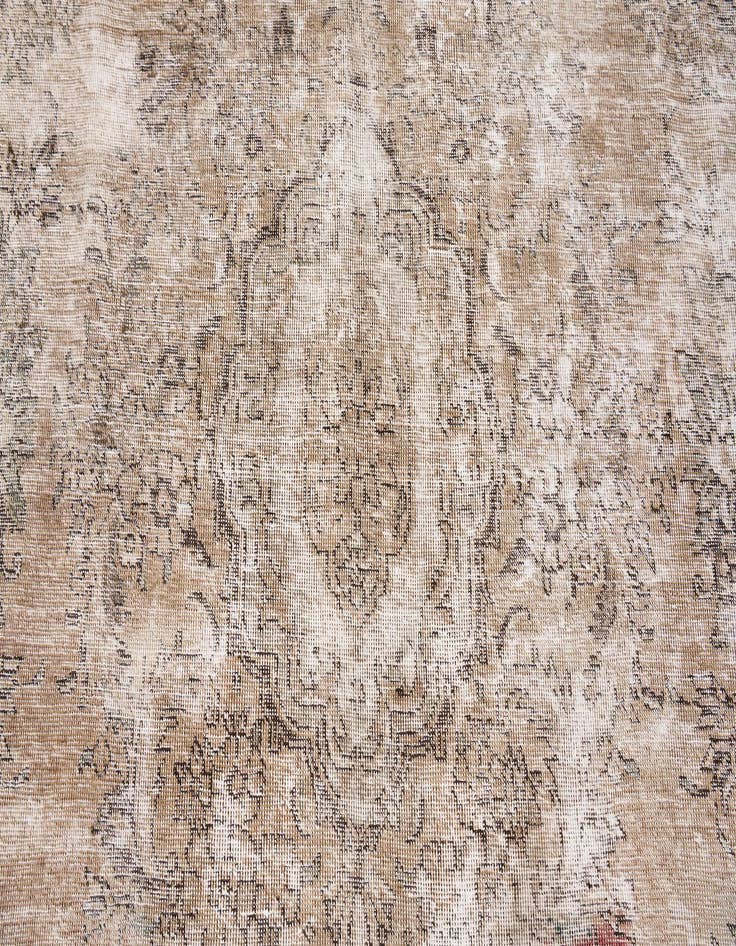 Detail image of  7' 1 x 10'  Hand Knotted Ultra Vintage Persian Wool Rug