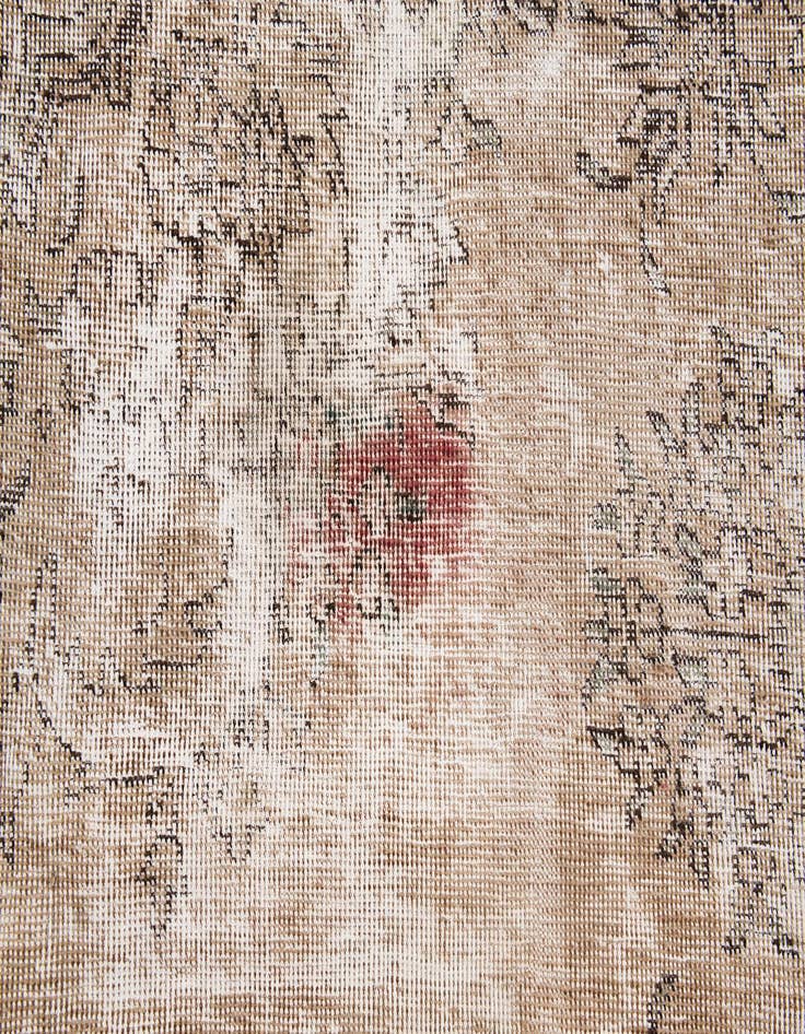 Detail image of  7' 1 x 10'  Hand Knotted Ultra Vintage Persian Wool Rug
