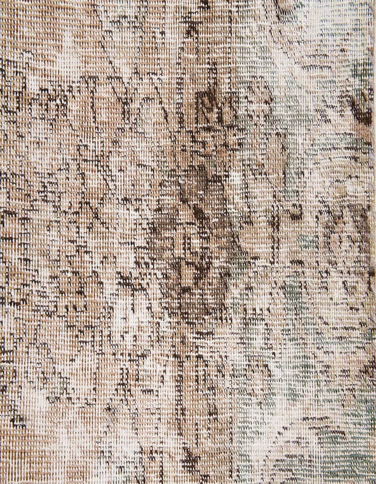 Detail image of  7' 1 x 10'  Hand Knotted Ultra Vintage Persian Wool Rug