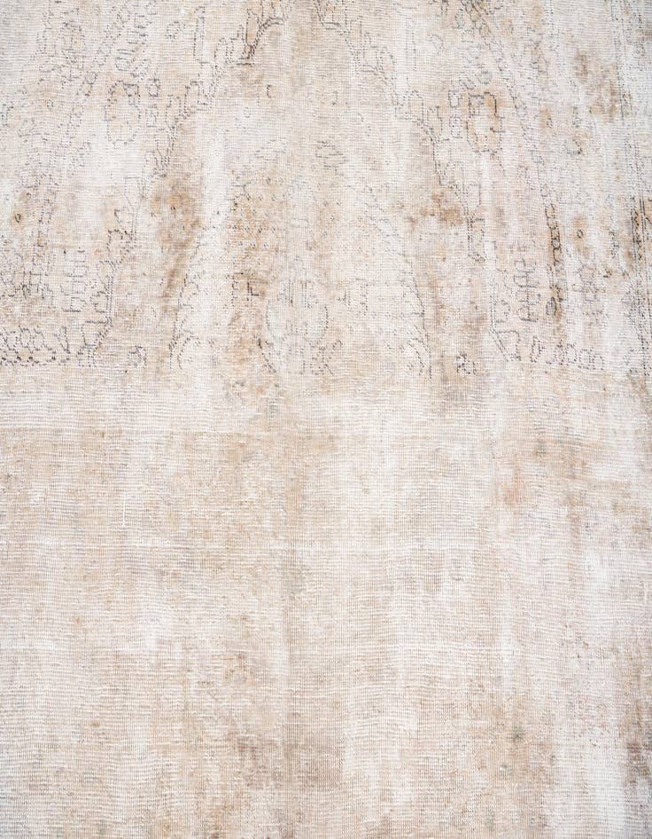 Detail image of  6' 9 x 9' 7  Hand Knotted Ultra Vintage Persian Wool Rug