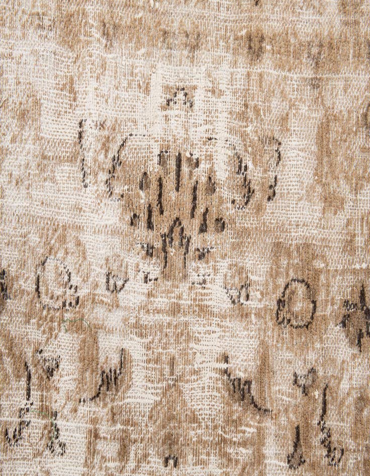 Detail image of  7' 7 x 10' 9  Hand Knotted Ultra Vintage Persian Wool Rug