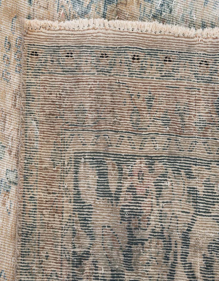 Detail image of  8' 1 x 12'  Hand Knotted Ultra Vintage Persian Wool Rug