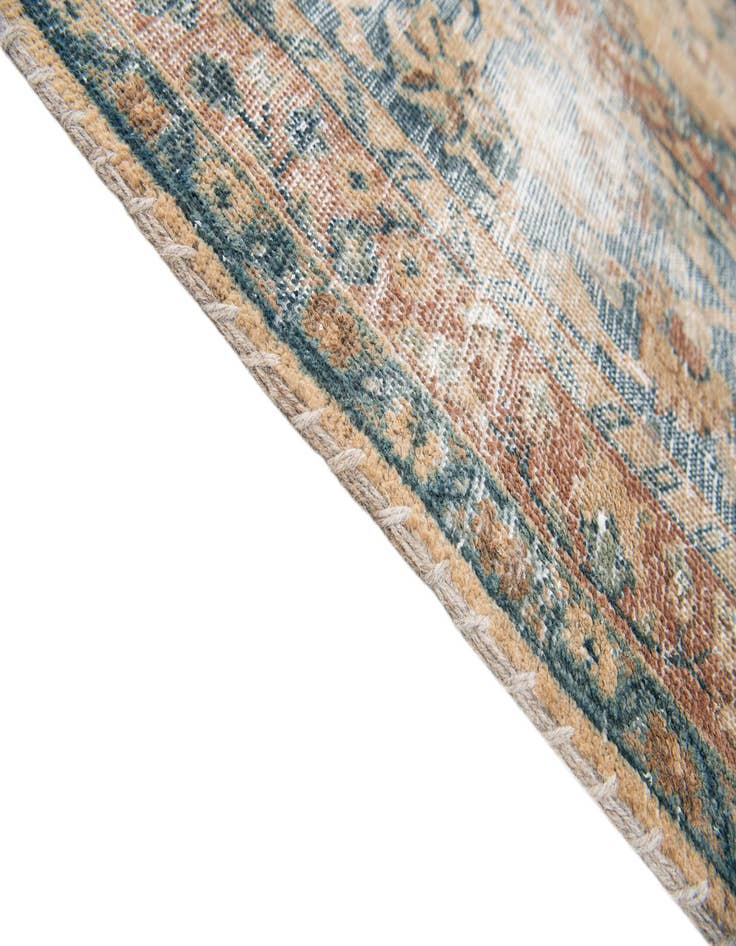 Detail image of  8' 1 x 12'  Hand Knotted Ultra Vintage Persian Wool Rug