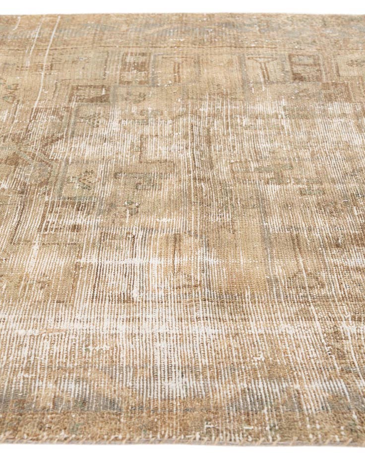 Detail image of  4' x 6' 9  Hand Knotted Ultra Vintage Persian Wool Rug