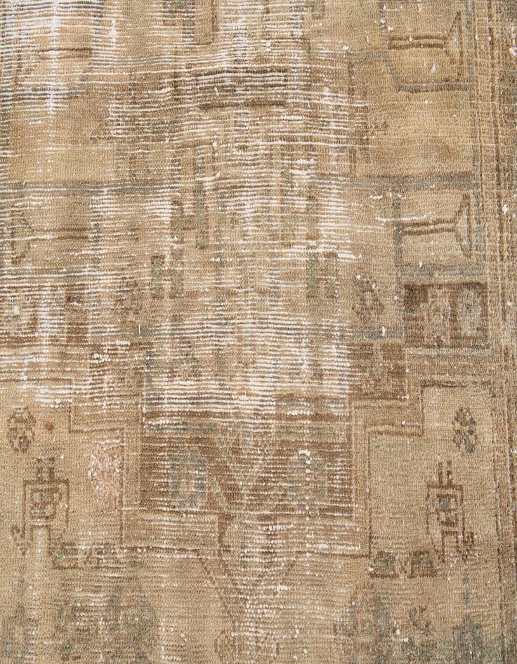 Detail image of  4' x 6' 9  Hand Knotted Ultra Vintage Persian Wool Rug