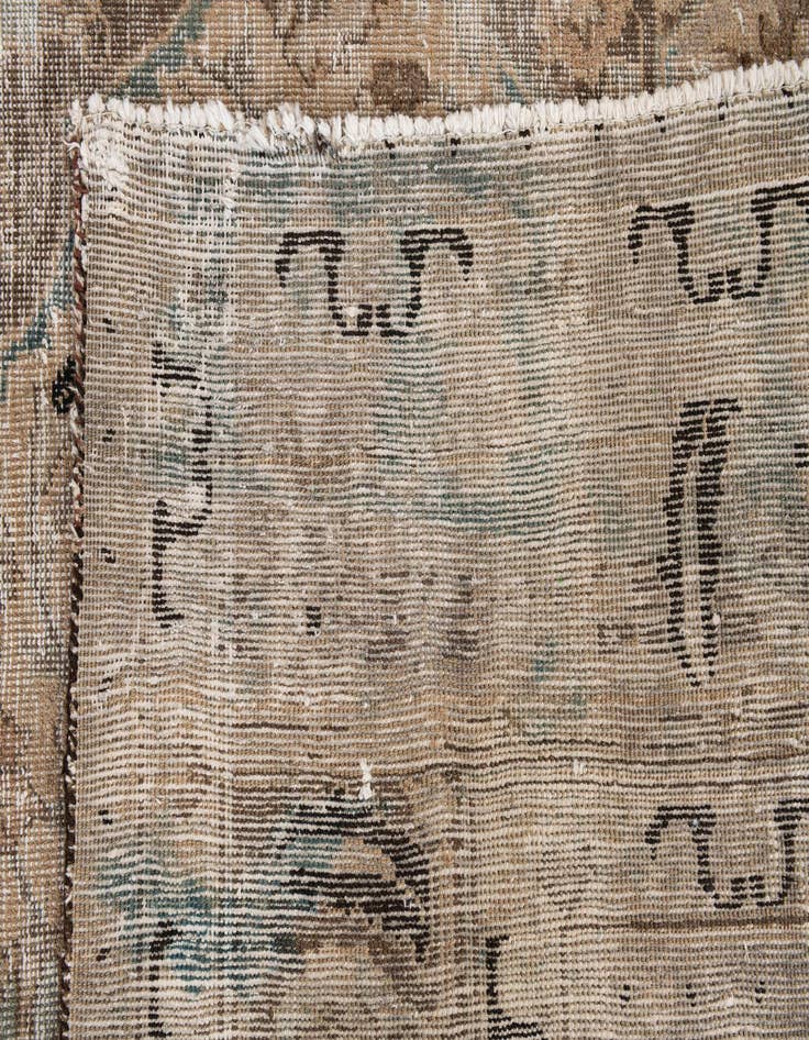 Detail image of  9' 10 x 12' 7  Hand Knotted Ultra Vintage Persian Wool Rug