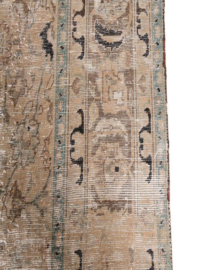 Detail image of  9' 10 x 12' 7  Hand Knotted Ultra Vintage Persian Wool Rug