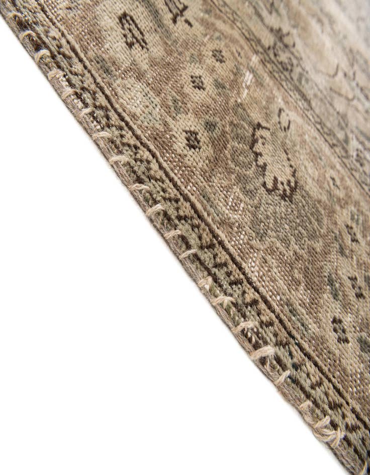 Detail image of  9' 3 x 11' 2  Hand Knotted Ultra Vintage Persian Wool Rug