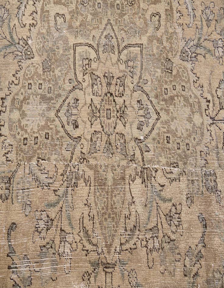 Detail image of  9' 3 x 11' 2  Hand Knotted Ultra Vintage Persian Wool Rug