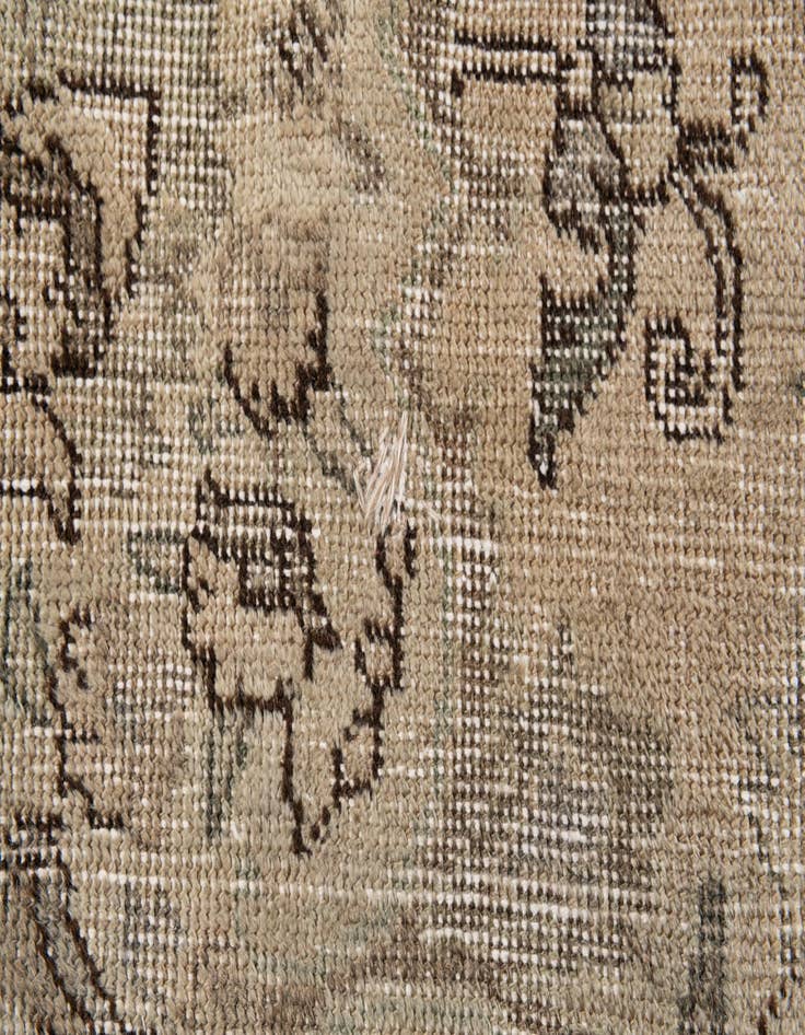 Detail image of  9' 3 x 11' 2  Hand Knotted Ultra Vintage Persian Wool Rug