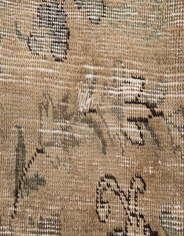 Detail image of  9' 3 x 11' 2  Hand Knotted Ultra Vintage Persian Wool Rug