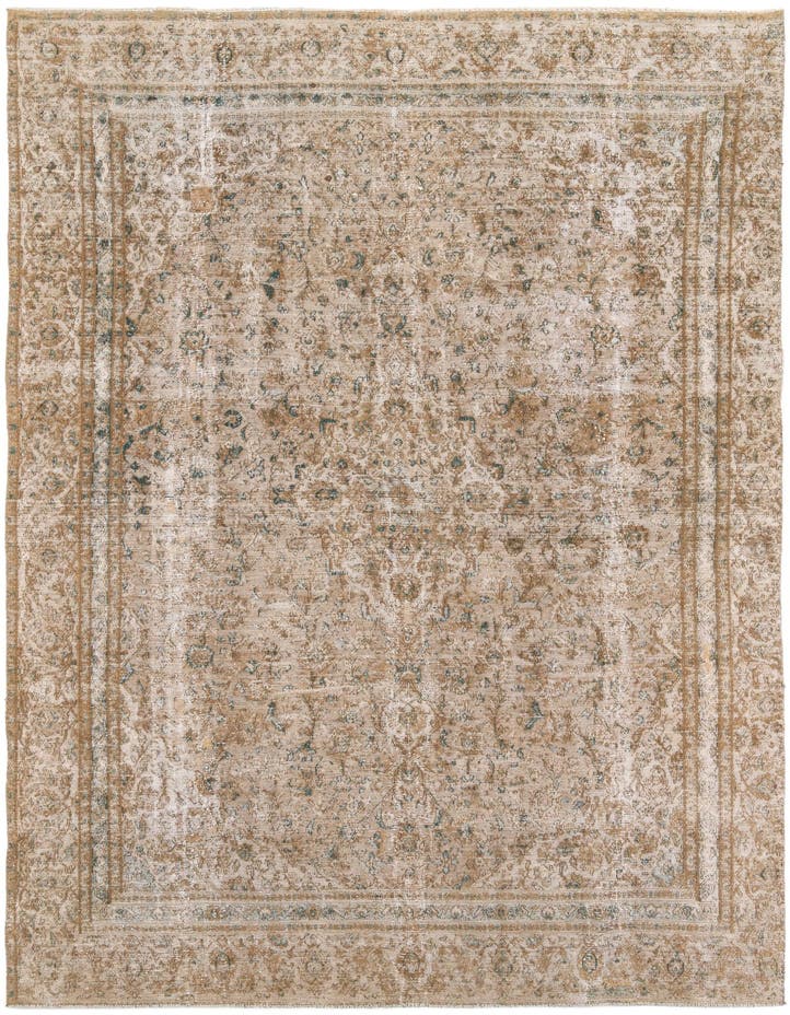  8' 4 x 12' 1  Hand Knotted Ultra Vintage Persian W...