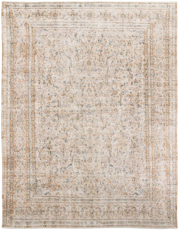  9' 7 x 12' 10  Hand Knotted Ultra Vintage Persian W...