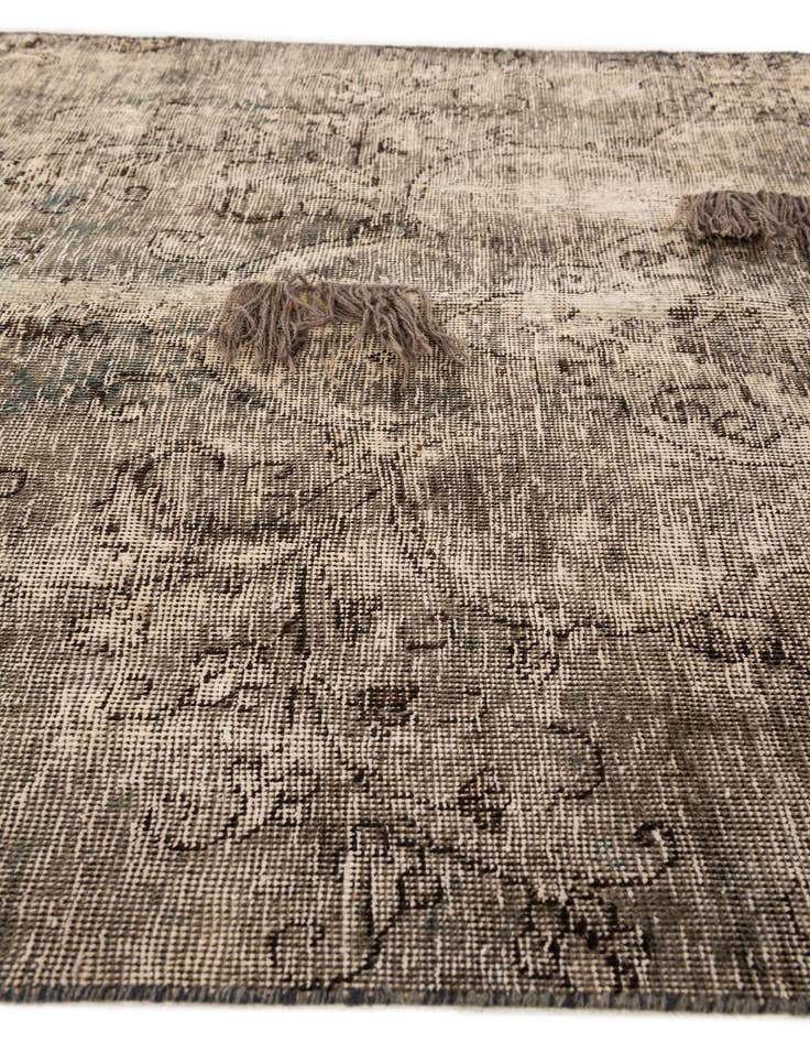 Detail image of  4' x 7' 4  Hand Knotted Ultra Vintage Persian Wool Rug