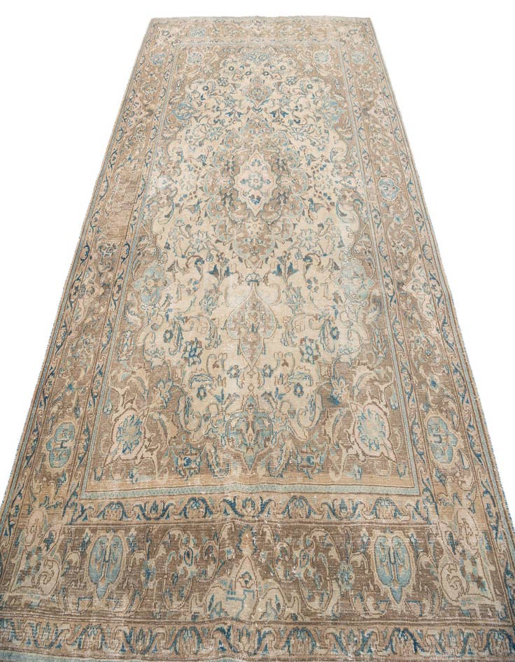 Detail image of  6' 4 x 9' 4  Hand Knotted Ultra Vintage Persian Wool Rug