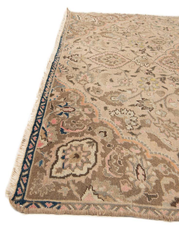 Detail image of  7' 1 x 9' 9  Hand Knotted Ultra Vintage Persian Wool Rug