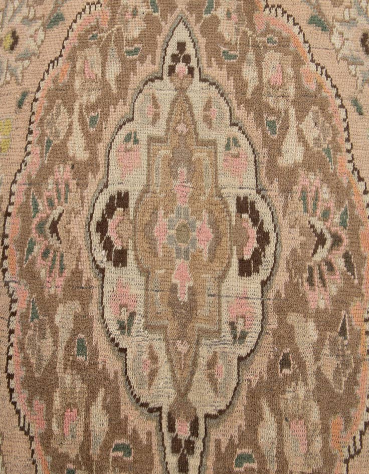 Detail image of  7' 1 x 9' 9  Hand Knotted Ultra Vintage Persian Wool Rug