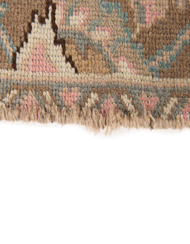 Detail image of  7' 1 x 9' 9  Hand Knotted Ultra Vintage Persian Wool Rug