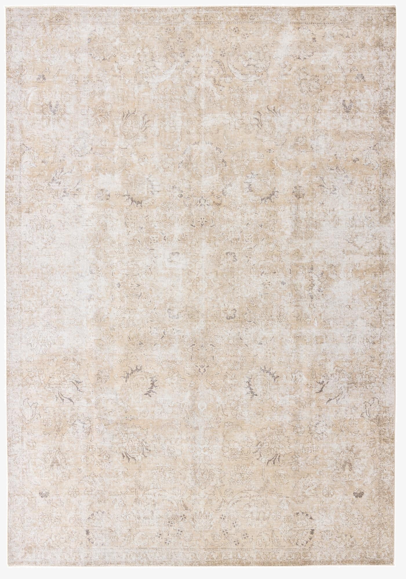  7' 6 x 10' 9  Hand Knotted Ultra Vintage Persian Wool Rug