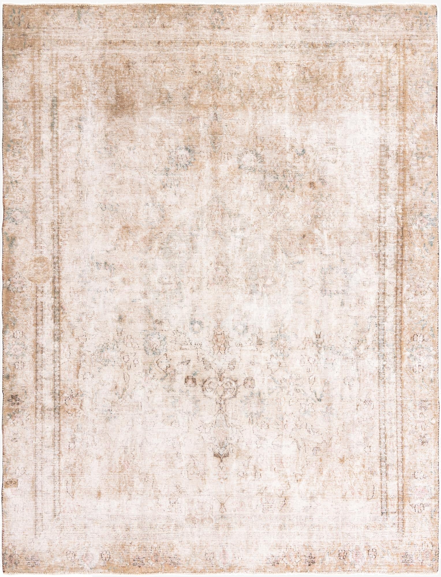  8' 2 x 11'  Hand Knotted Ultra Vintage Persian Wool Rug