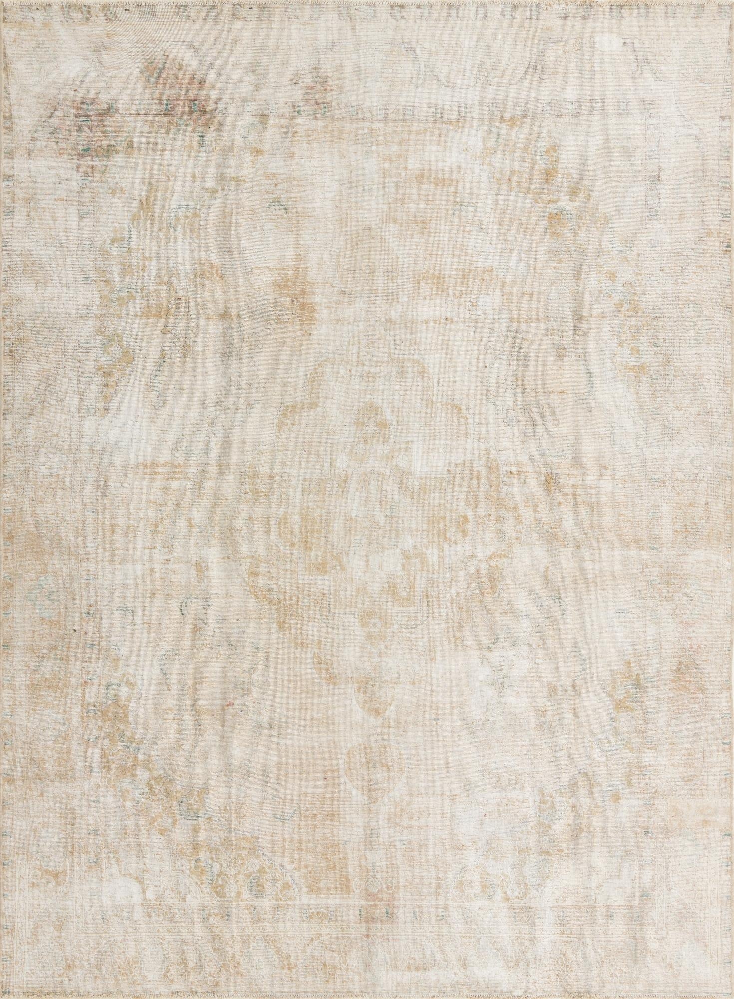  7' 10 x 10' 6  Hand Knotted Ultra Vintage Persian Wool Rug