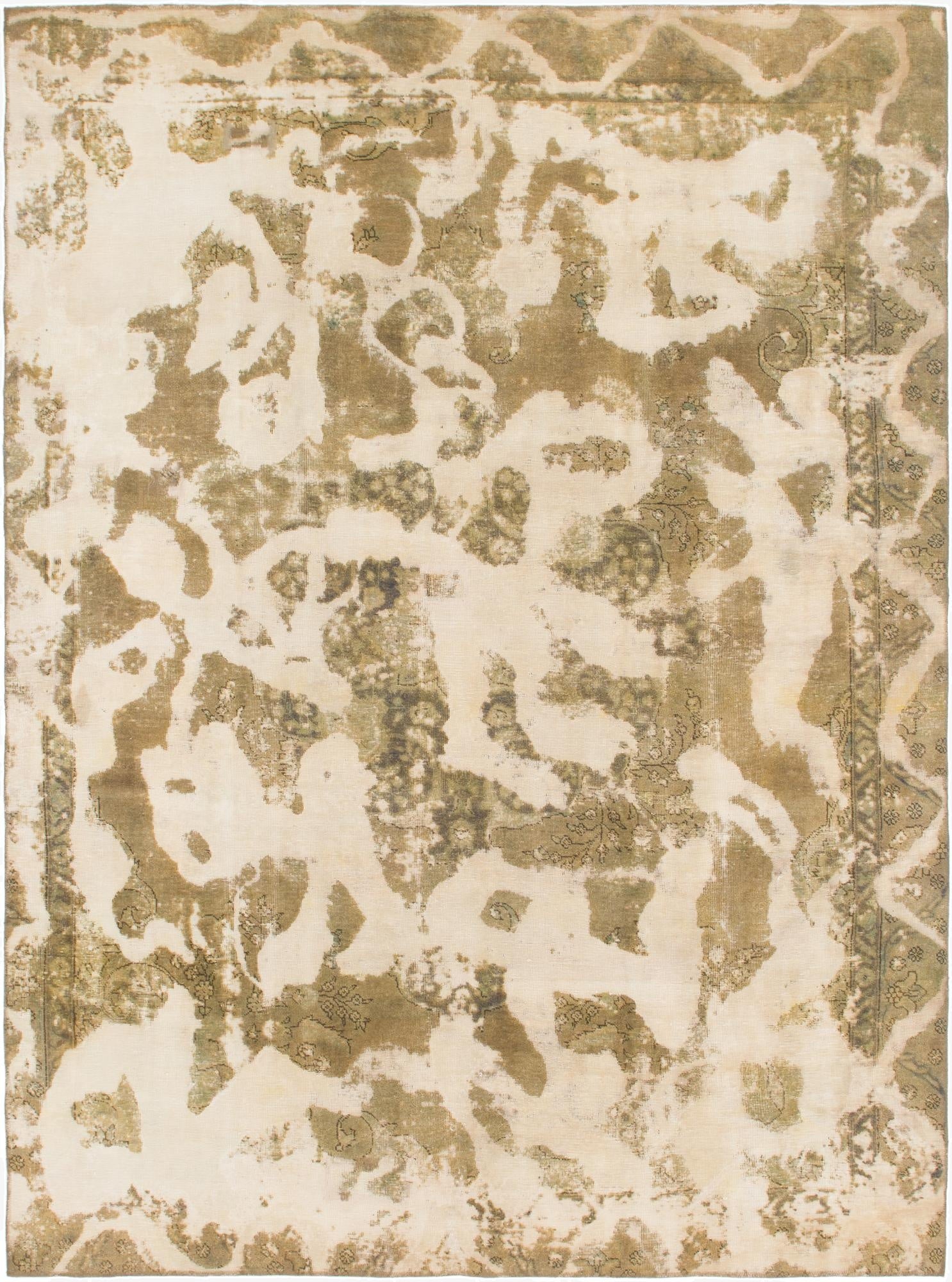  8' 5 x 11' 7  Hand Knotted Ultra Vintage Persian Wool Rug