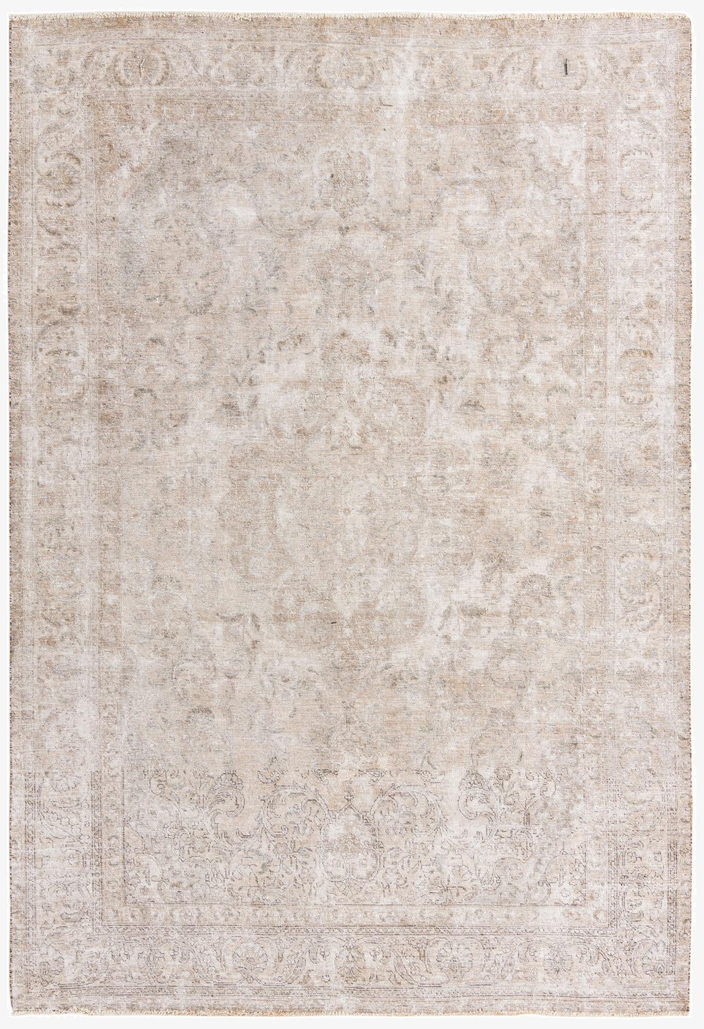  7' 6 x 10' 11  Hand Knotted Ultra Vintage Persian Wool Rug