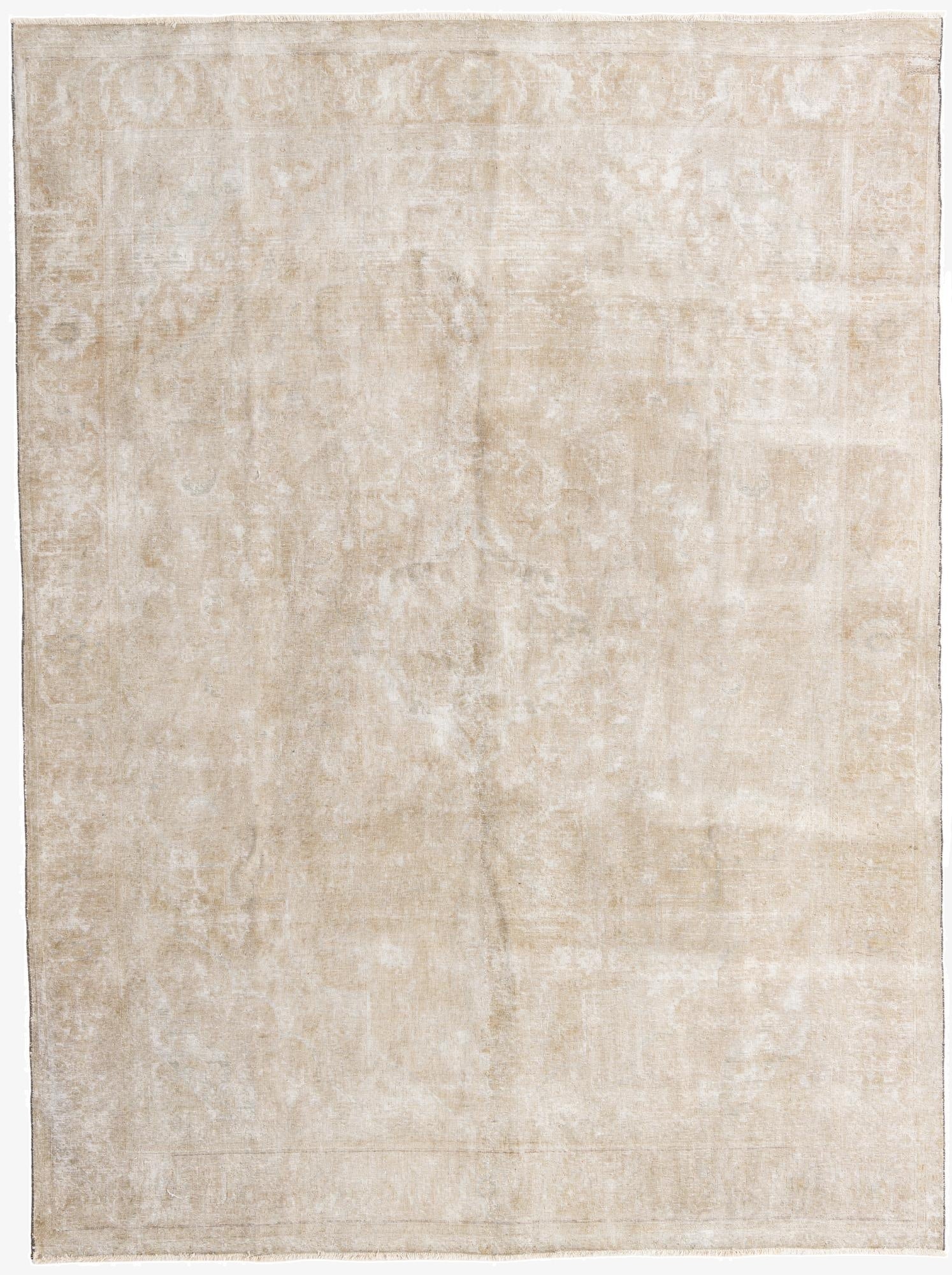  9' 2 x 12' 3  Hand Knotted Ultra Vintage Persian Wool Rug