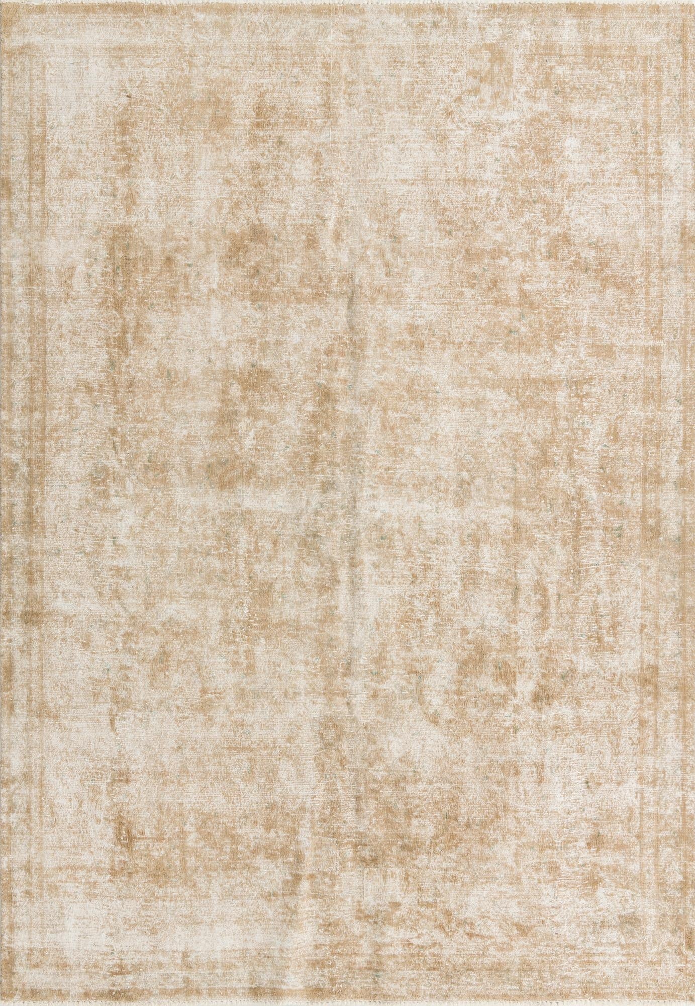  6' 10 x 10' 1  Hand Knotted Ultra Vintage Persian Wool Rug