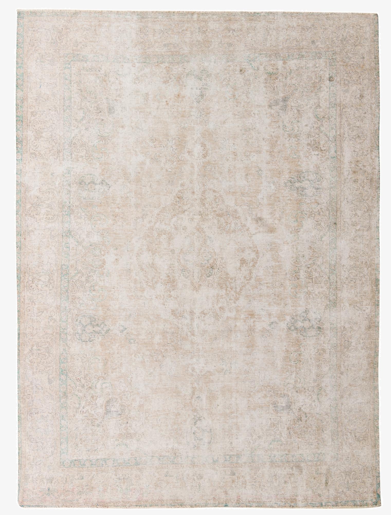  9' 5 x 12' 8  Hand Knotted Ultra Vintage Persian Wool Rug